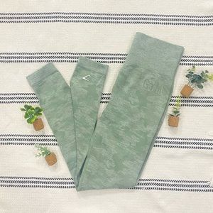 Gymshark Vital Seamless Camo leggings NWOT